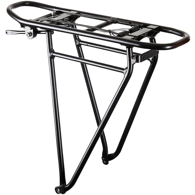 Racktime Gepäckträger Eco 2.0 Tour, schwarz, 28 Zoll, mit Federklappe