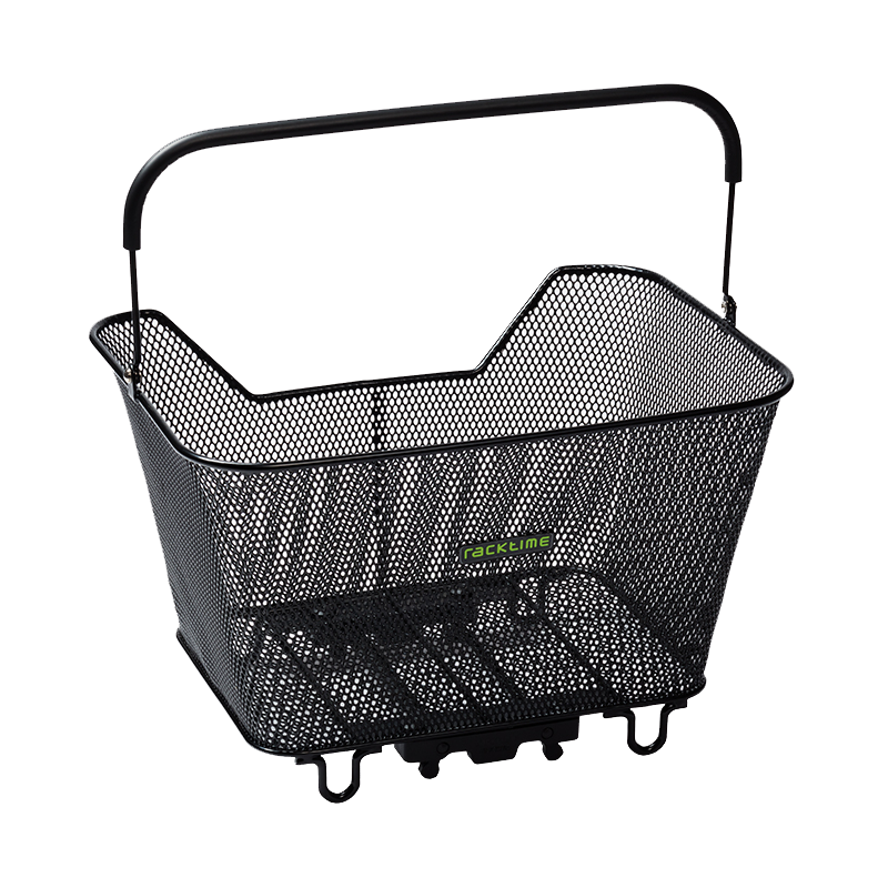 Racktime Gepäckträger-Korb, Bask-it Small, black, inkl. verstellbarem Snap-it