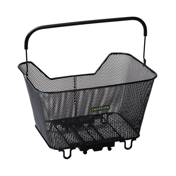 Racktime Gepäckträger-Korb, Bask-it Small, black, inkl. verstellbarem Snap-it
