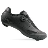 Lake Cycling Rennveloschuhe, CX177, SCHWARZ/SCHWARZ