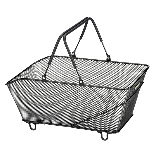 Racktime Gepäckträger-Korb, Bask-it Trunk large, black, inkl. verstellbarem Snap-it