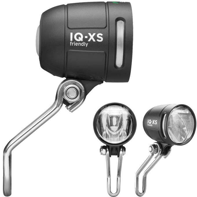 Busch + Müller Scheinwerfer E-Bike, IQ-XS  80 Lux friendly, DC 6-42V, 516711GR42TS, he8