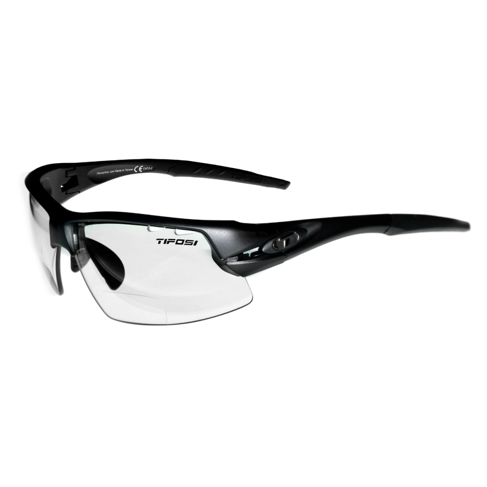 Tifosi Sonnenbrille, CRIT Reader, Blackout, M-L, Light Night Fototec +2.5