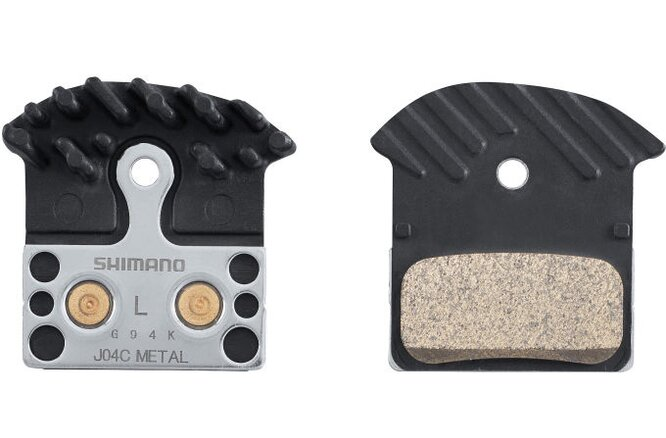 Shimano Bremsbeläge J04C Metall mit Lamellen Paar