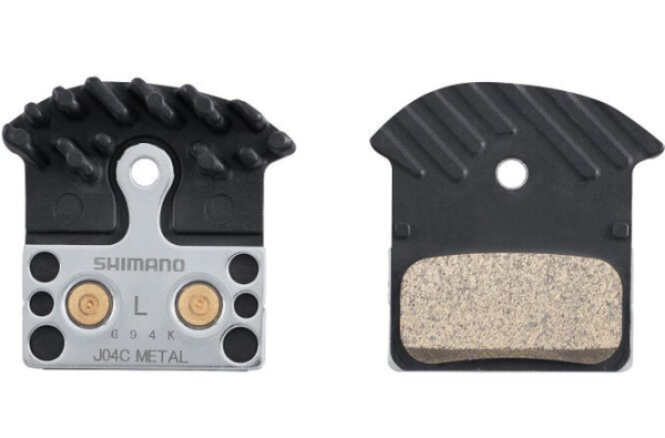 Shimano Bremsbeläge J04C Metall mit Lamellen Paar