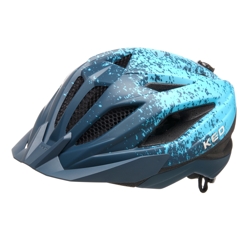KED Fahrradhelm, STREET JR. PRO, DEEP BLUE CYAN, S