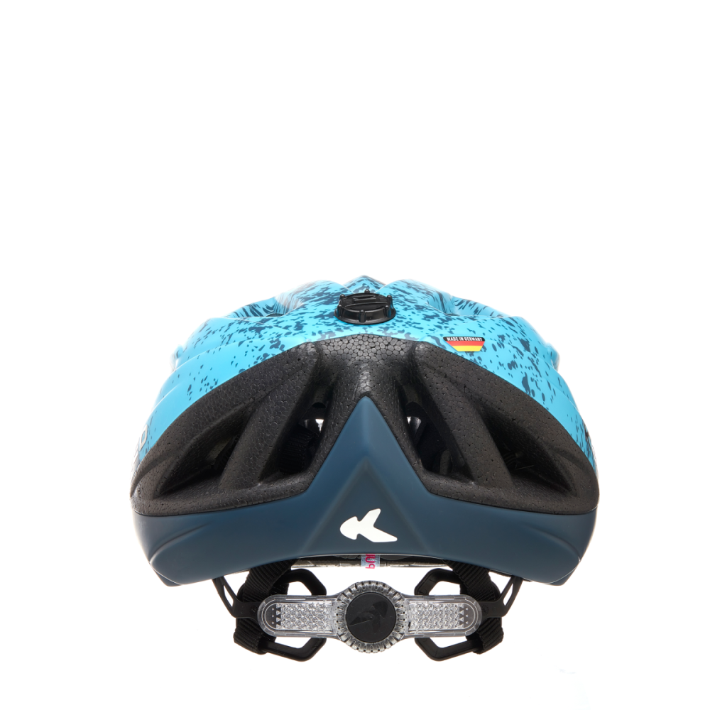 KED Fahrradhelm, STREET JR. PRO, DEEP BLUE CYAN, S