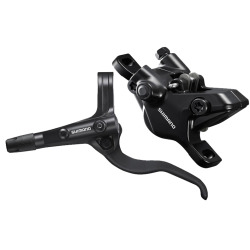 Shimano Scheibenbremsen-Set BR-MT410 mit BL-MT401 hinten schwarz