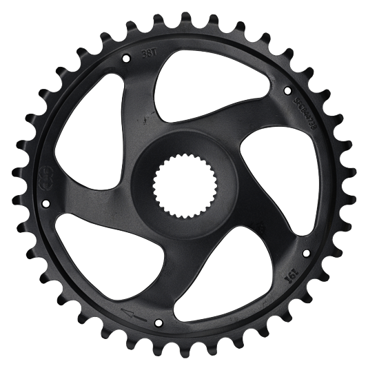 Bosch Kettenblatt Front, Gen4, 38T, 11/128", direct mount, Kettenlinie 47.5mm, black