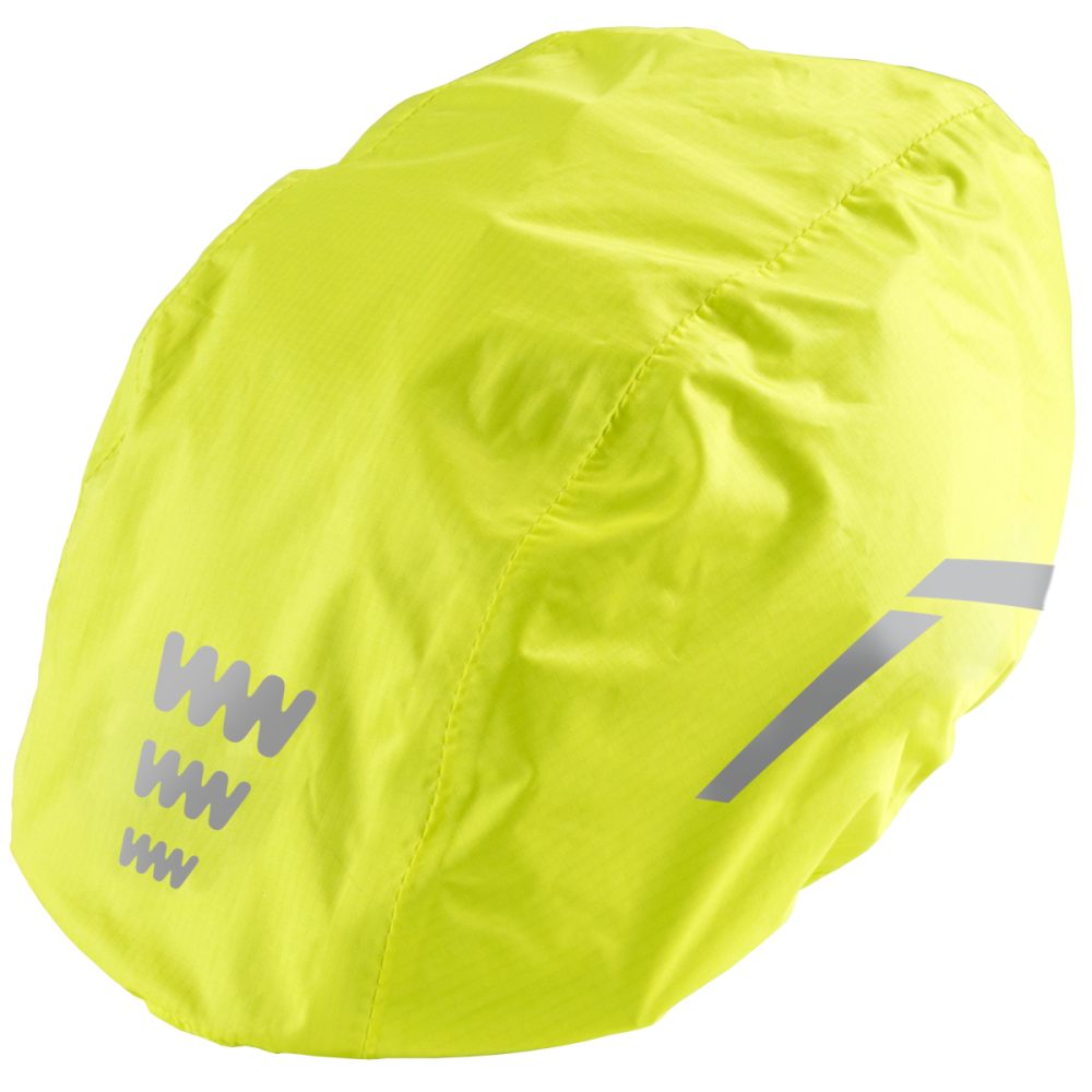 WOWOW Helmüberzug, HELMET RAIN COVER, wasserdicht, 3M Leuchtstreifen, gelb