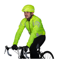 WOWOW Helmüberzug, HELMET RAIN COVER, wasserdicht, 3M Leuchtstreifen, gelb