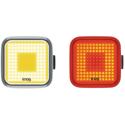 Knog Lichtset Blinder Square twin pack black