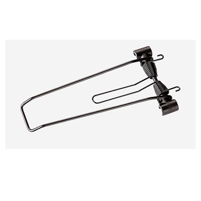 Racktime Federklappe, Clamp-it schwarz, Rohr Ø 12 mm, Plattform-Innenmass 70 mm