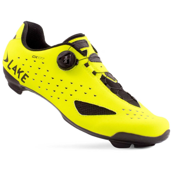 Lake Cycling RV Schuh, CX177 (Muster), GELB, 44
