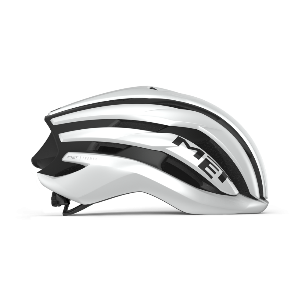 MET rennrad helm, trenta mips, white black