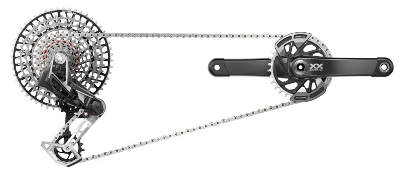 SRAM XX Eagle T-Type AXS Groupset 170 32Z, RD, Controller, Kette, Kassette