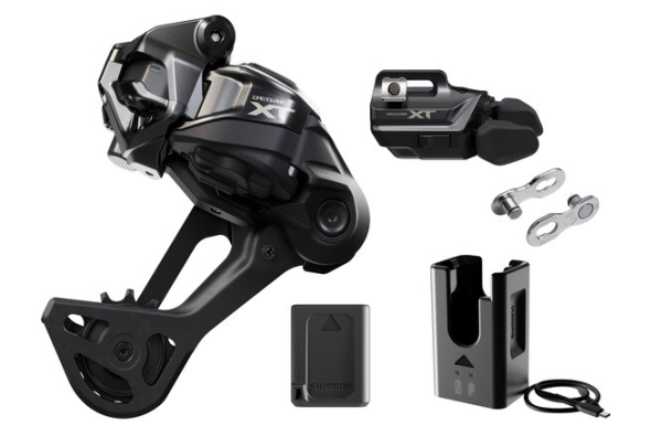Shimano XT Di2 Upgrade Kit, Set mit RD-M8250- SGS/SW-M8250-IR/BT-DN320/EC-DN100/SM-CN910-12 Box