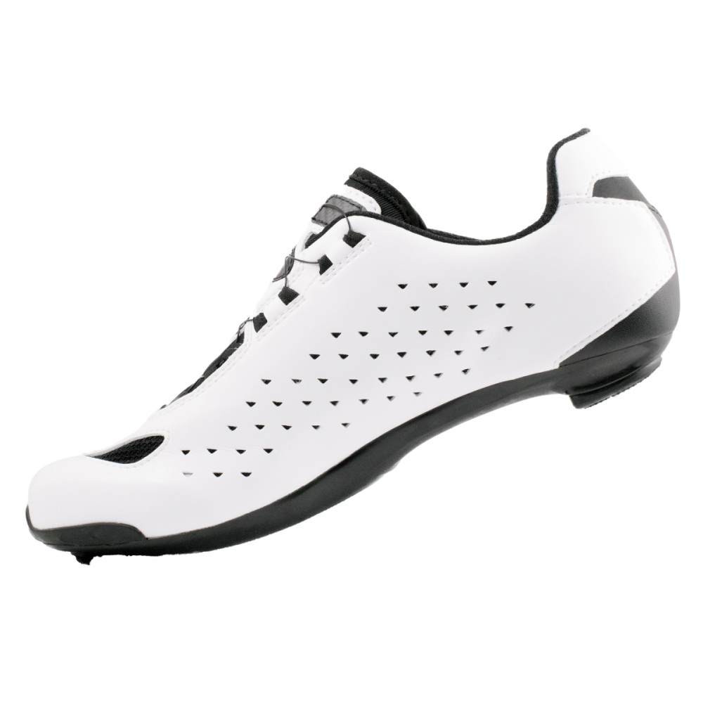 Lake Cycling Rennveloschuhe, CX177-X, WEISS/SCHWARZ