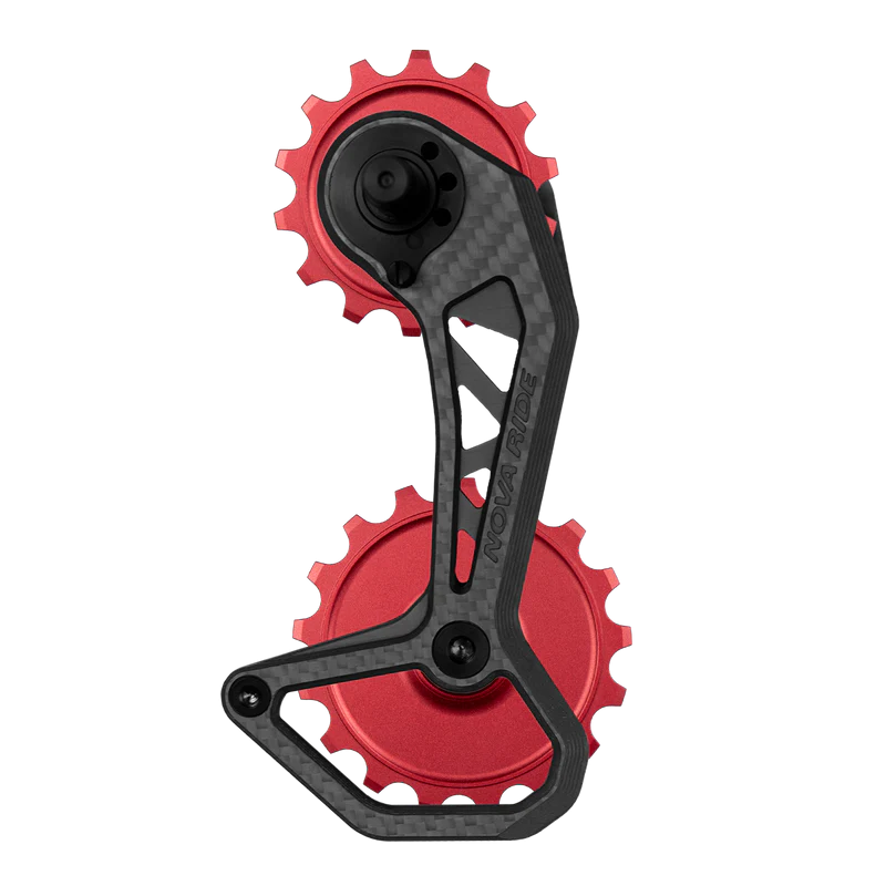 Shimano Schaltkäfig, Carbon/Ceramic Evo S, Typ Ultegra/Dura-Ace 12S, red