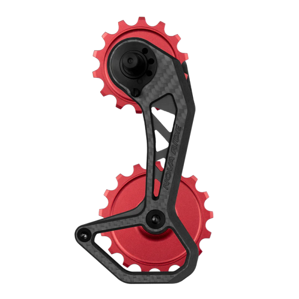 Shimano Schaltkäfig, Carbon/Ceramic Evo S, Typ Ultegra/Dura-Ace 12S, red