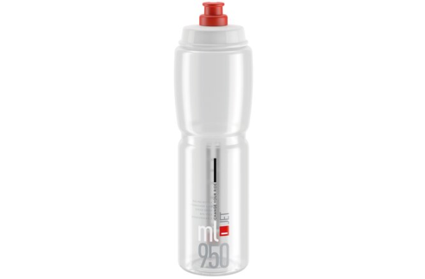 Elite Bidon Jet 950 ml transparent-rot