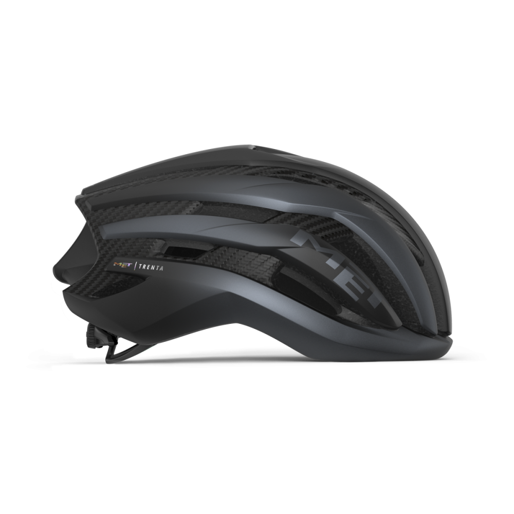 MET Rennrad Helm, TRENTA 3K CARBON MIPS, BLACK MATT, M