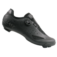 Lake Cycling Rennveloschuhe, CX177-X, SCHWARZ/SCHWARZ
