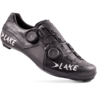 Lake Cycling RV Schuh, CX403 Wide, SCHWARZ SILBER, 42