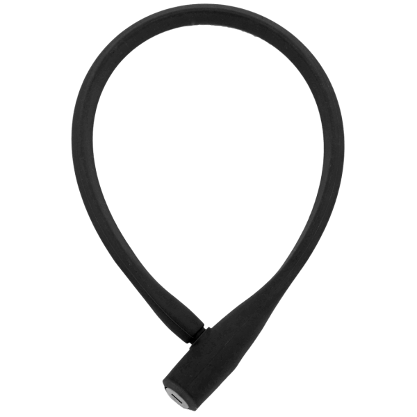 Incirca Kabelschloss, Schlüssel, Silikon SCHWARZ matt, Länge: 56 cm, Ø 10 mm