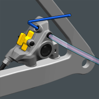 Shimano Scheibenbremsen-Set DURA-ACE BR-R9270 mit ST-R9270 Di2 hinten