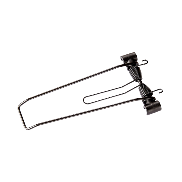 Racktime Federklappe, Clamp-it black, Rohr Ø 10 mm, Plattform-Innenmass 70 mm