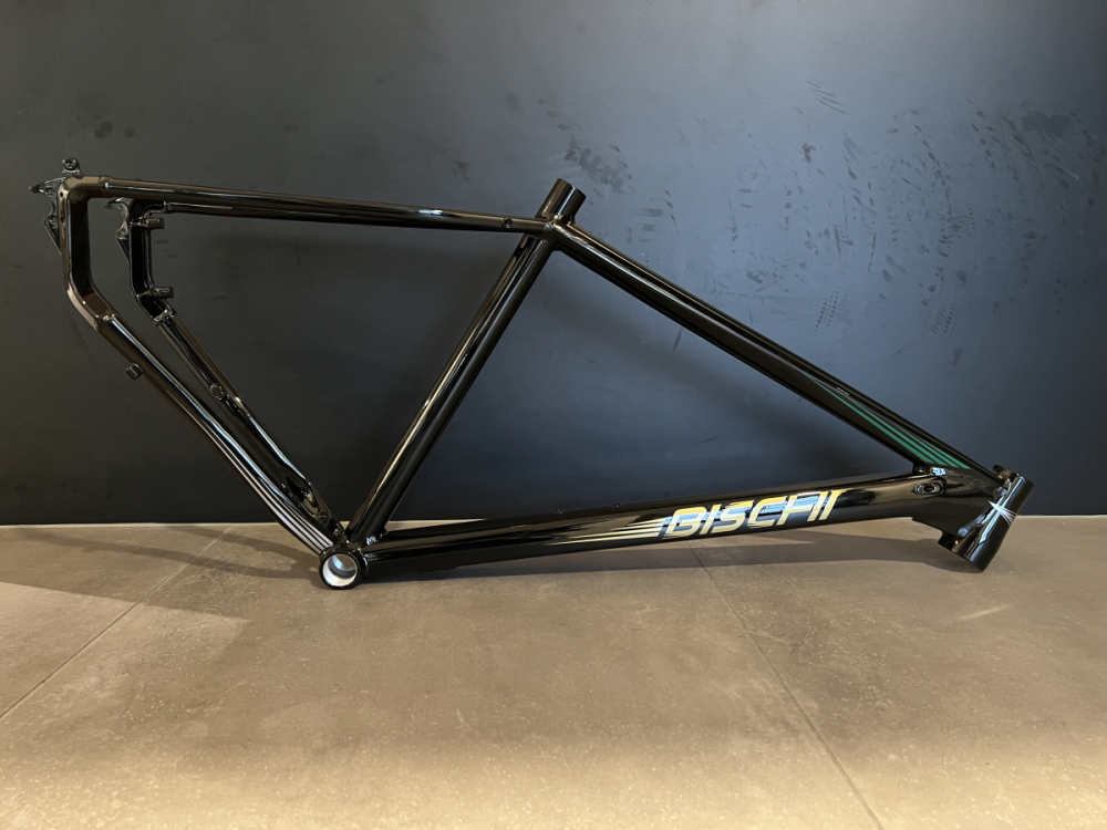 bischibikes Hardtail 29 schwarz/gold Glanz, 46cm