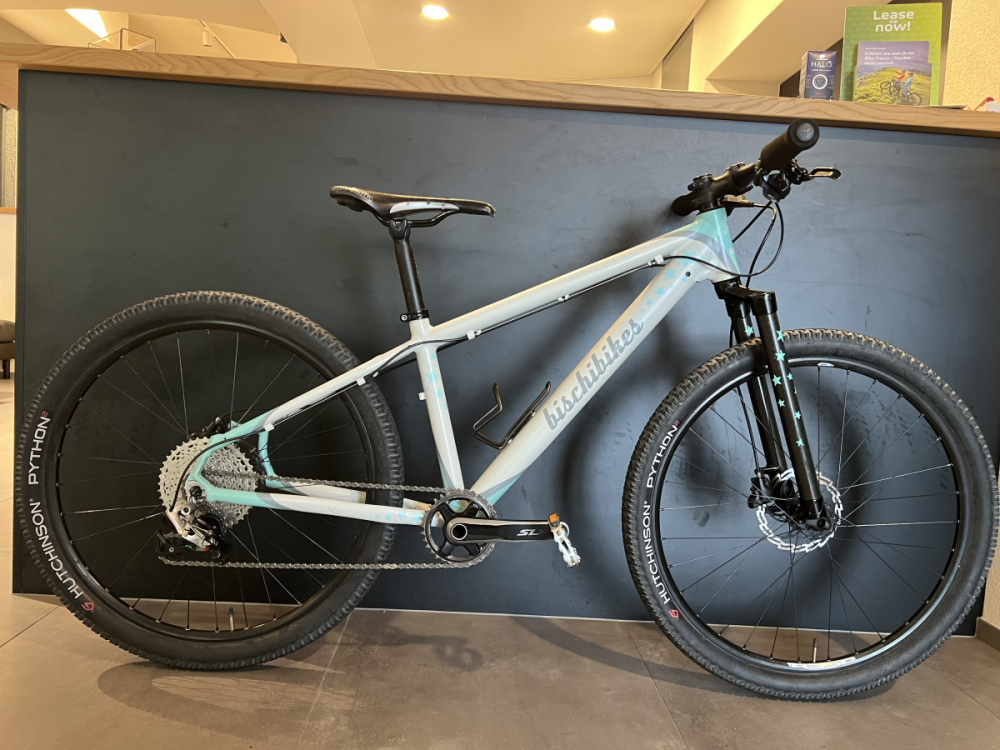bischibikes Kids 26", weiss/türkis in Matt