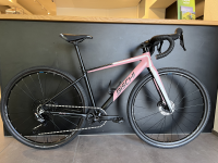 bischibikes Gravel Alu, rosa/schwarz Matt, 48cm